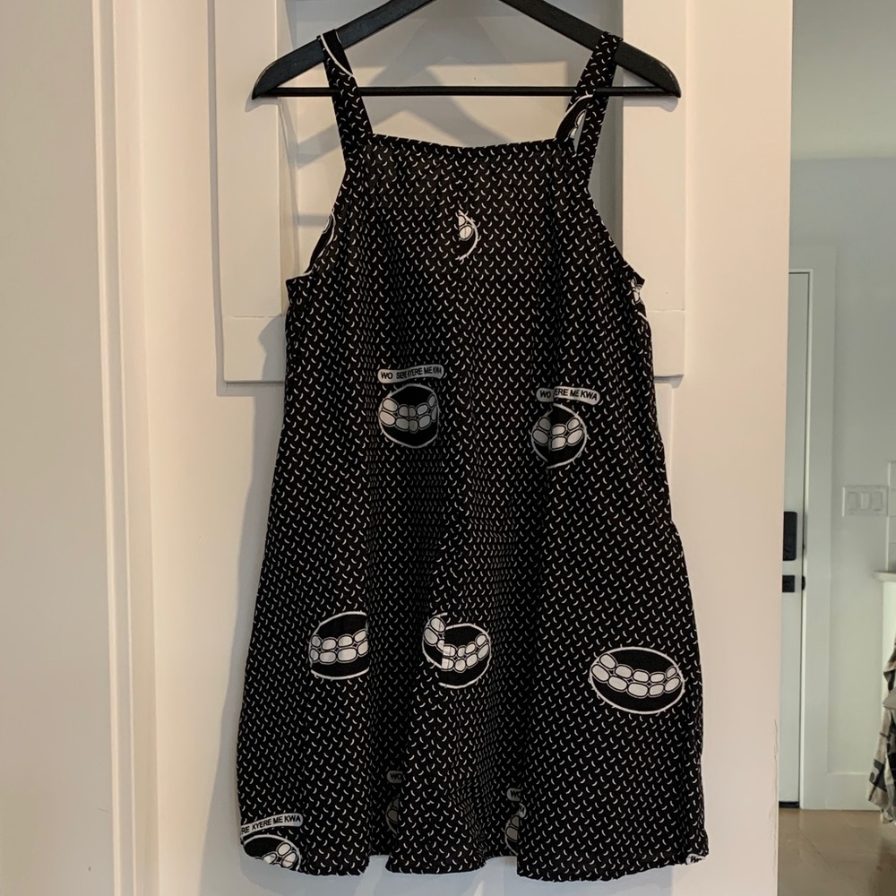 Yevu half tent dress - Black and White Women's Casual Dress